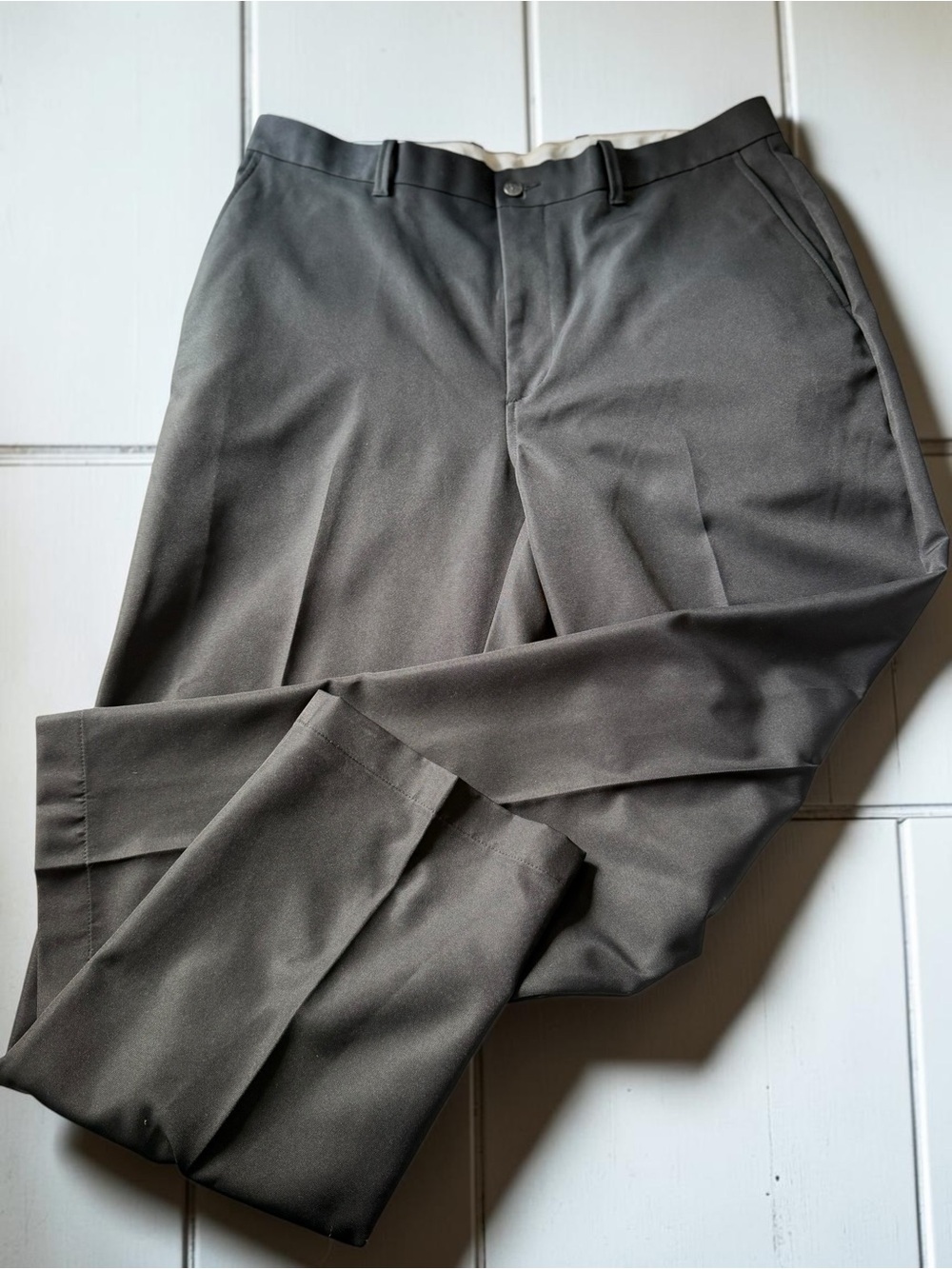Callaway Golf Pants Men’s Black Performance Flat Front Size 36x32 Stretch Black